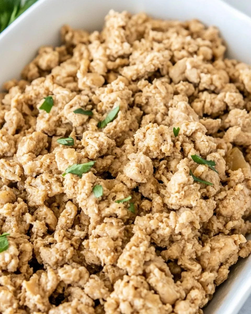 Easy Seasoned Ground Chicken recipe photo
