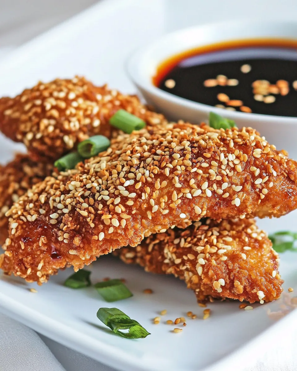 Homemade Sesame Crusted Chicken recipe photo