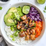 Classic Sesame Soy Chicken with Coconut Rice. picture
