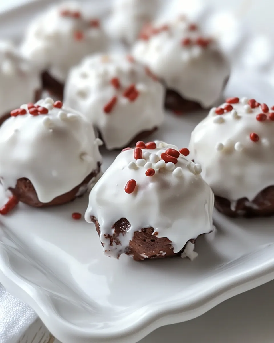 Easy Sheet Cake Bites recipe photo