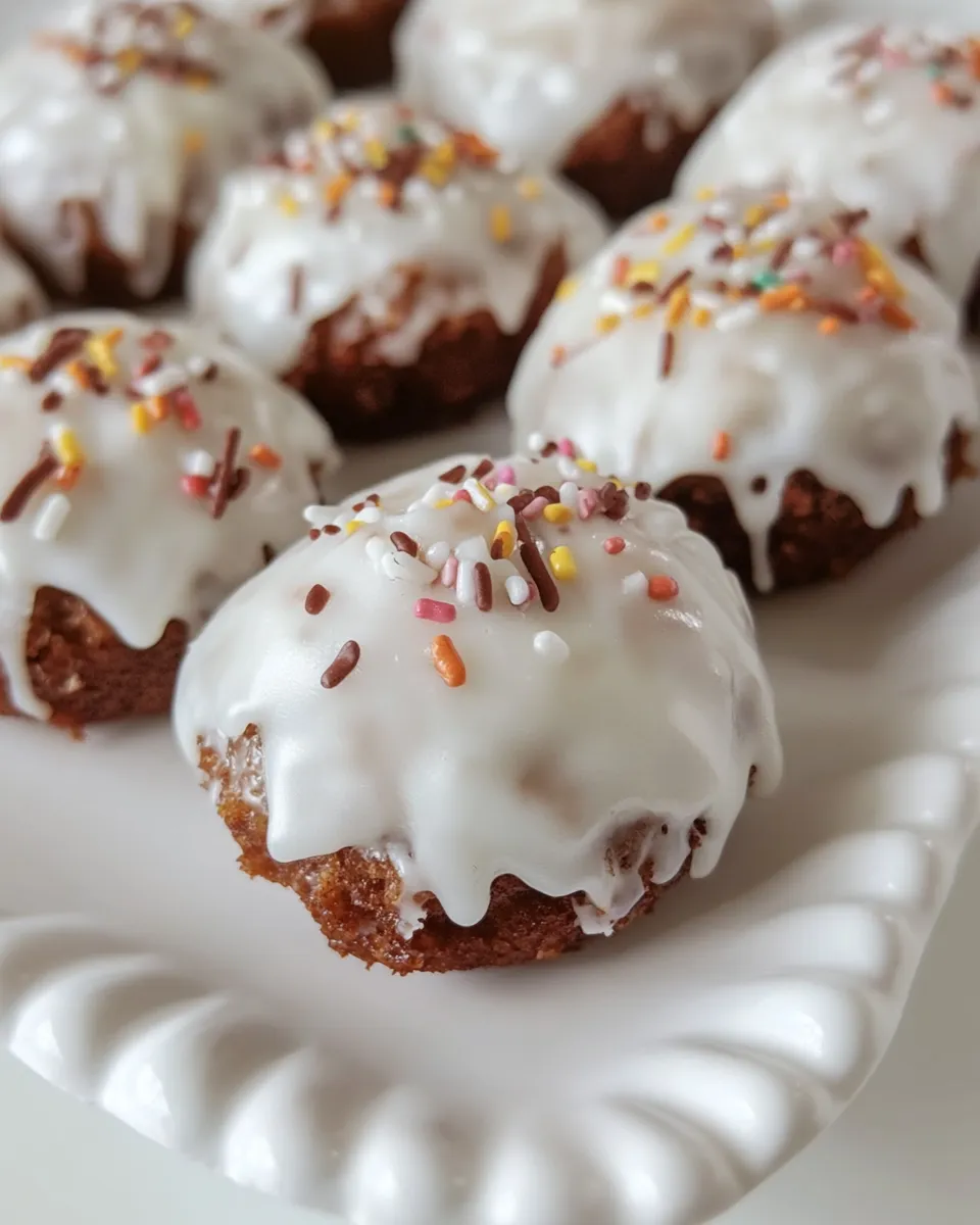 Delicious Sheet Cake Bites shot