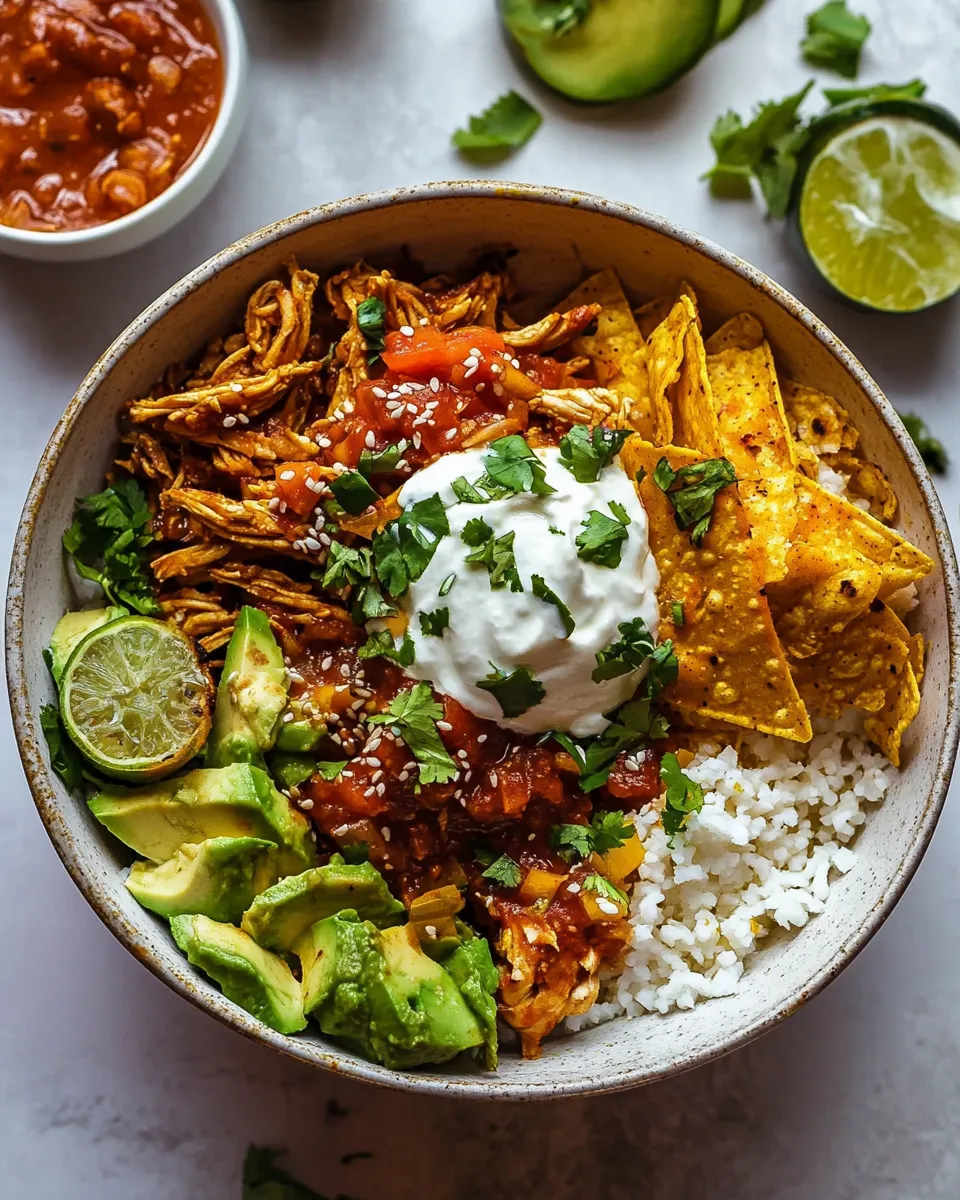 Savory Sheet Pan Chicken Tinga Bowls. dish image
