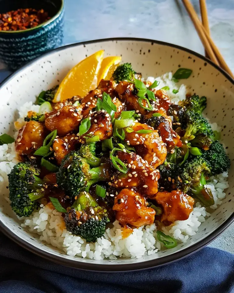 Classic Sheet Pan Chili Ginger Orange Chicken and Broccoli. recipe image
