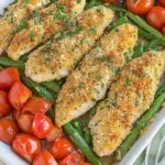 Easy Sheet Pan Garlic-Parmesan Chicken Tenders with Veggies photo