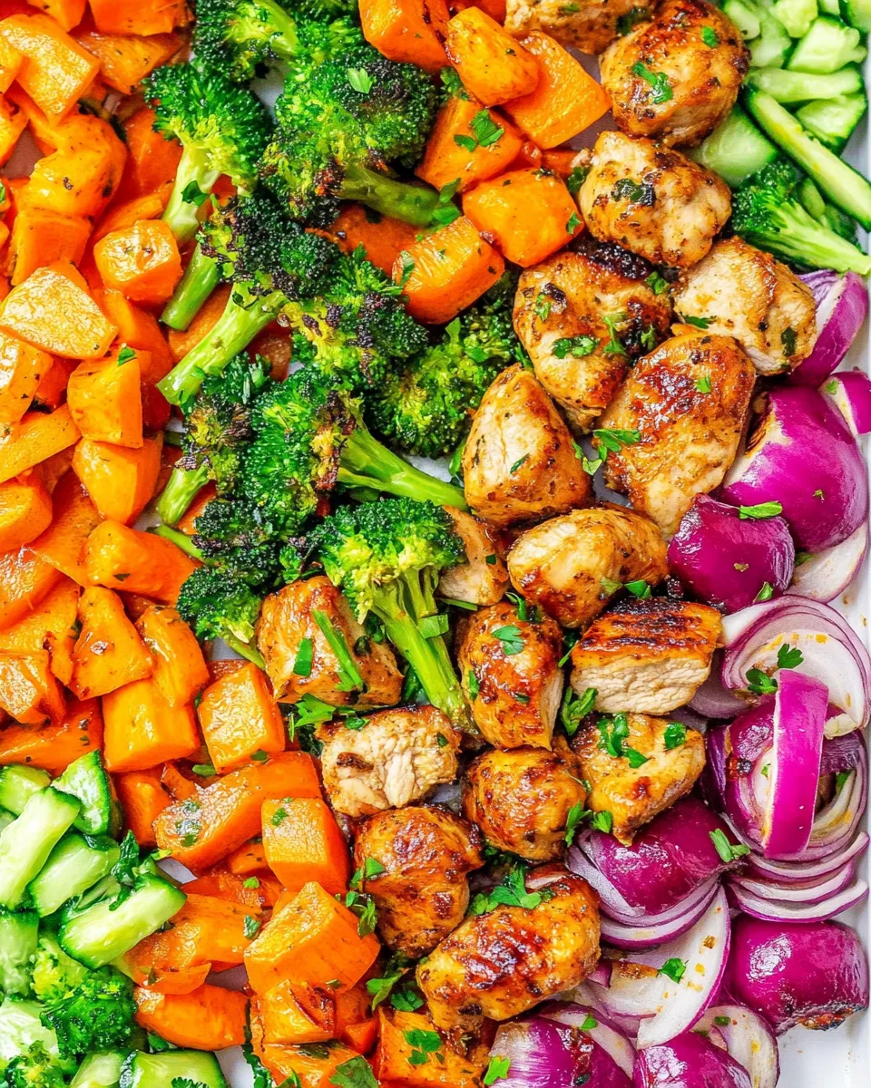 Healthy Sheet Pan Orange Ginger Chicken and Vegetables recipe photo