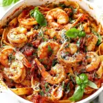 Homemade Shrimp Pasta with Red Sauce photo