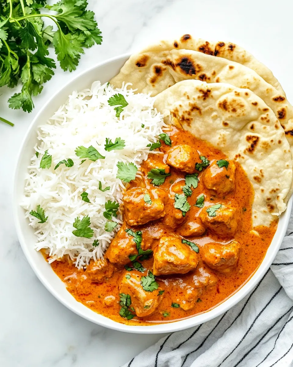 Quick Simple Butter Chicken shot