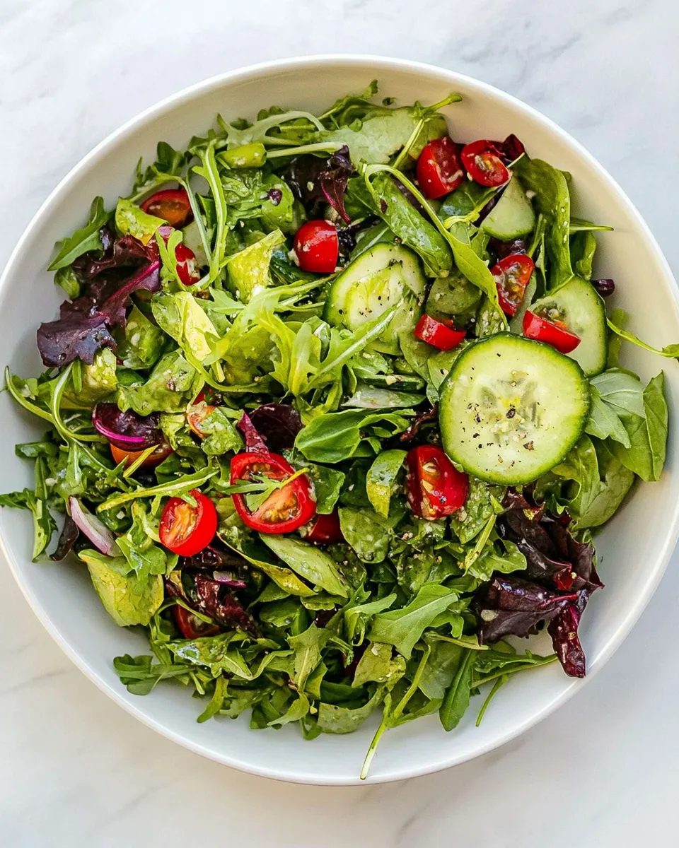 Delicious Simple Green Salad image