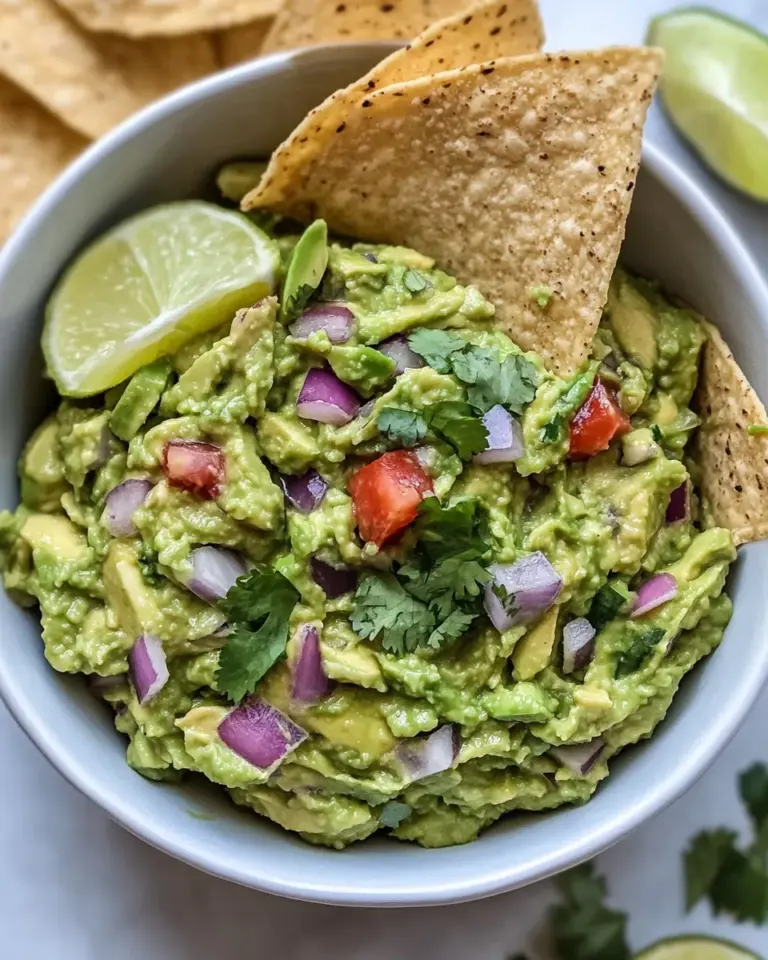 Homemade Simple Healthy Guacamole Recipe photo