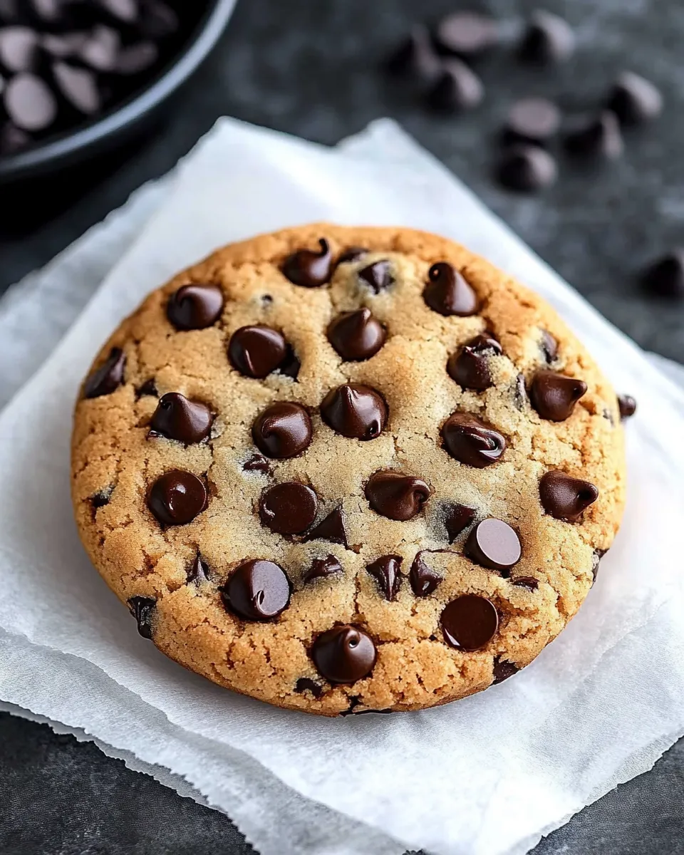 Classic Single Serve Jumbo Chocolate Chip Cookie (Low Carb) image