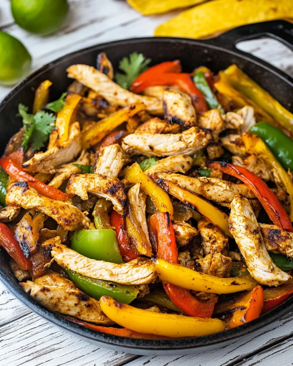 Quick Skillet Chicken Fajitas recipe photo