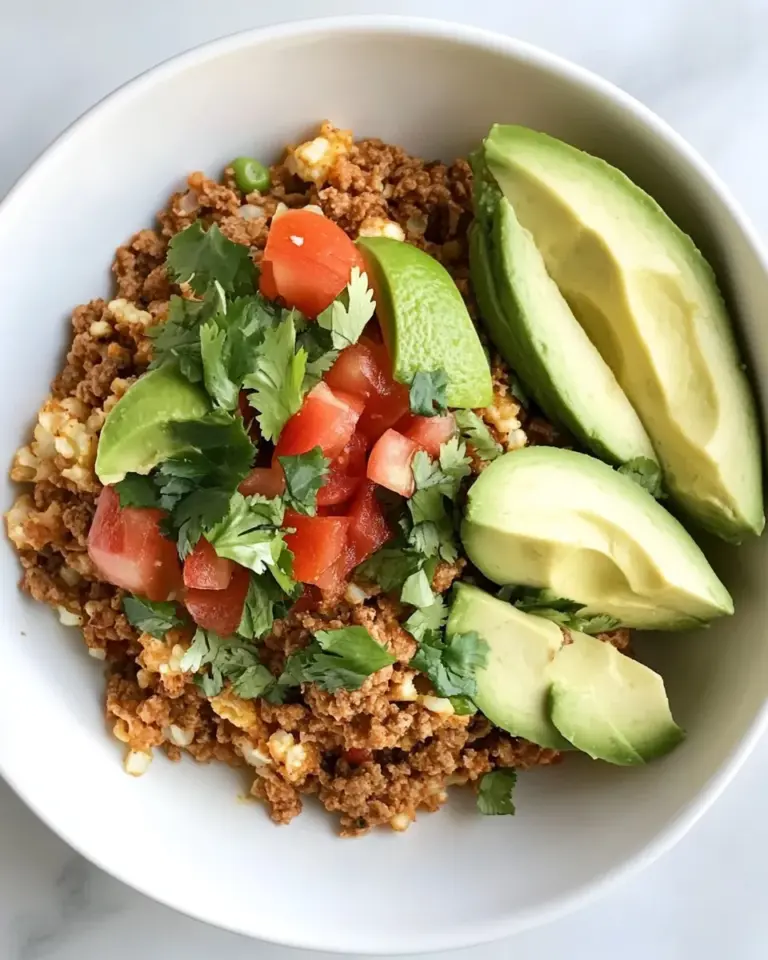 Homemade Skillet Ground Turkey Taco Cauliflower Rice photo