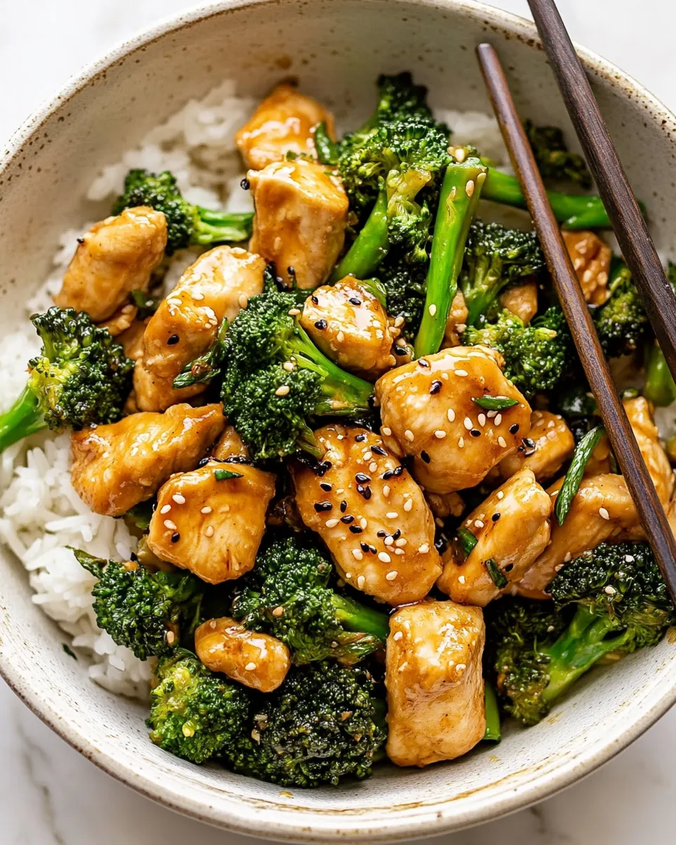 Easy Skillet Sesame Chicken & Broccoli image