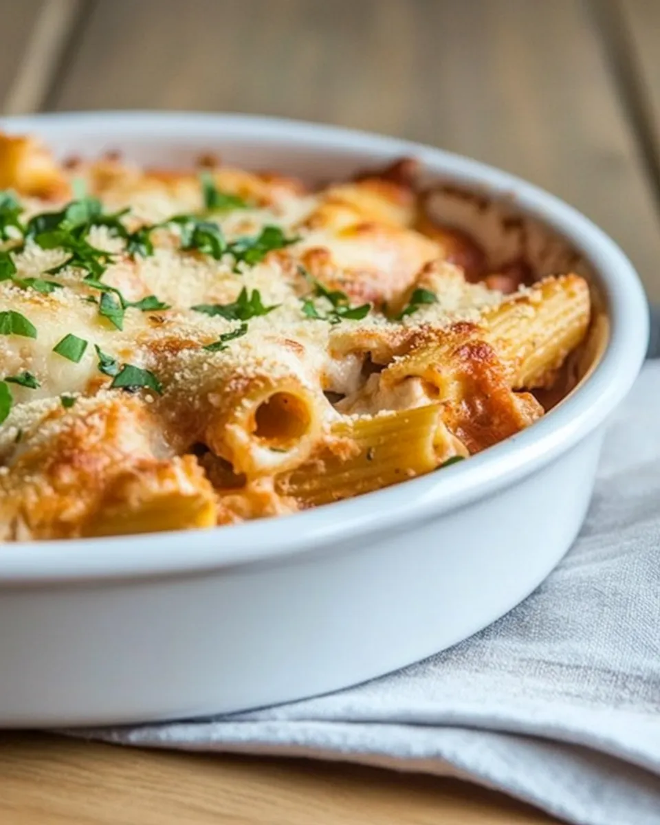 Easy Skinny Chicken Parmesan Casserole recipe photo