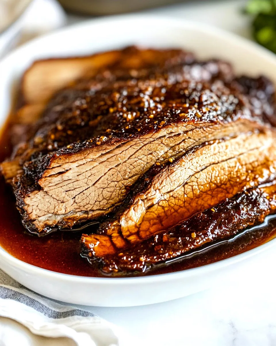 Homemade Slow-Cooker Brisket recipe photo