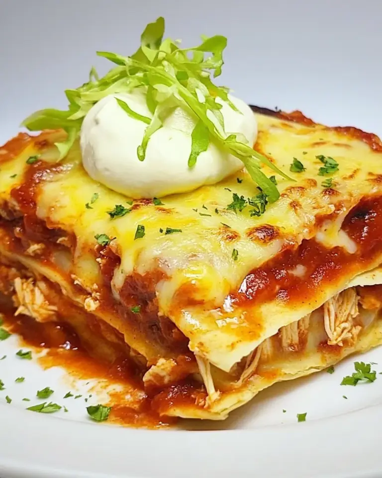 Homemade Slow Cooker Chicken Enchilada Pie recipe photo