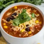 Homemade Slow Cooker Chicken Enchilada Soup recipe photo