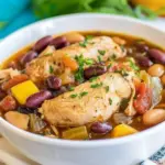 Homemade Slow Cooker Chicken and Bean Stew recipe photo