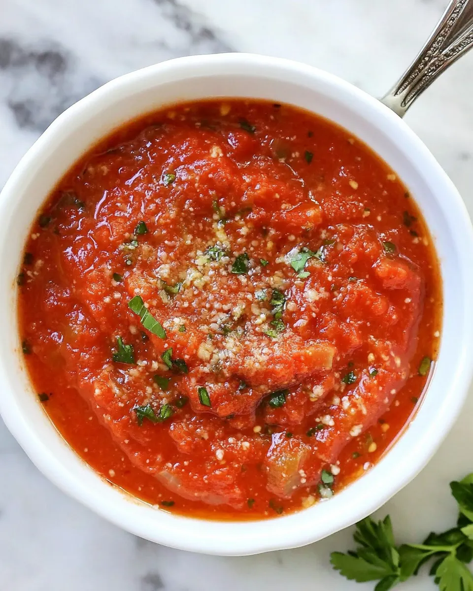 Homemade Slow Cooker Marinara Sauce photo