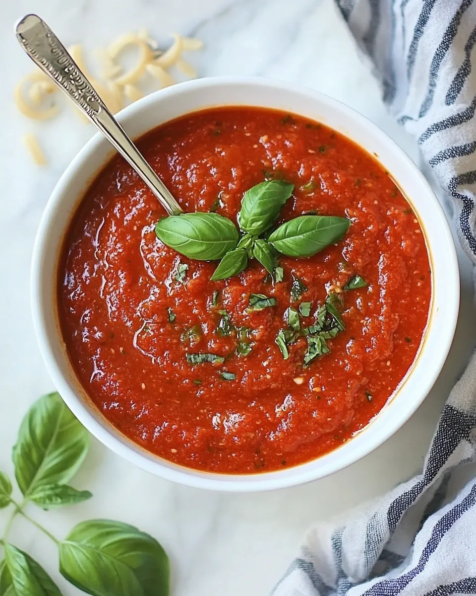 Easy Slow Cooker Marinara Sauce recipe photo