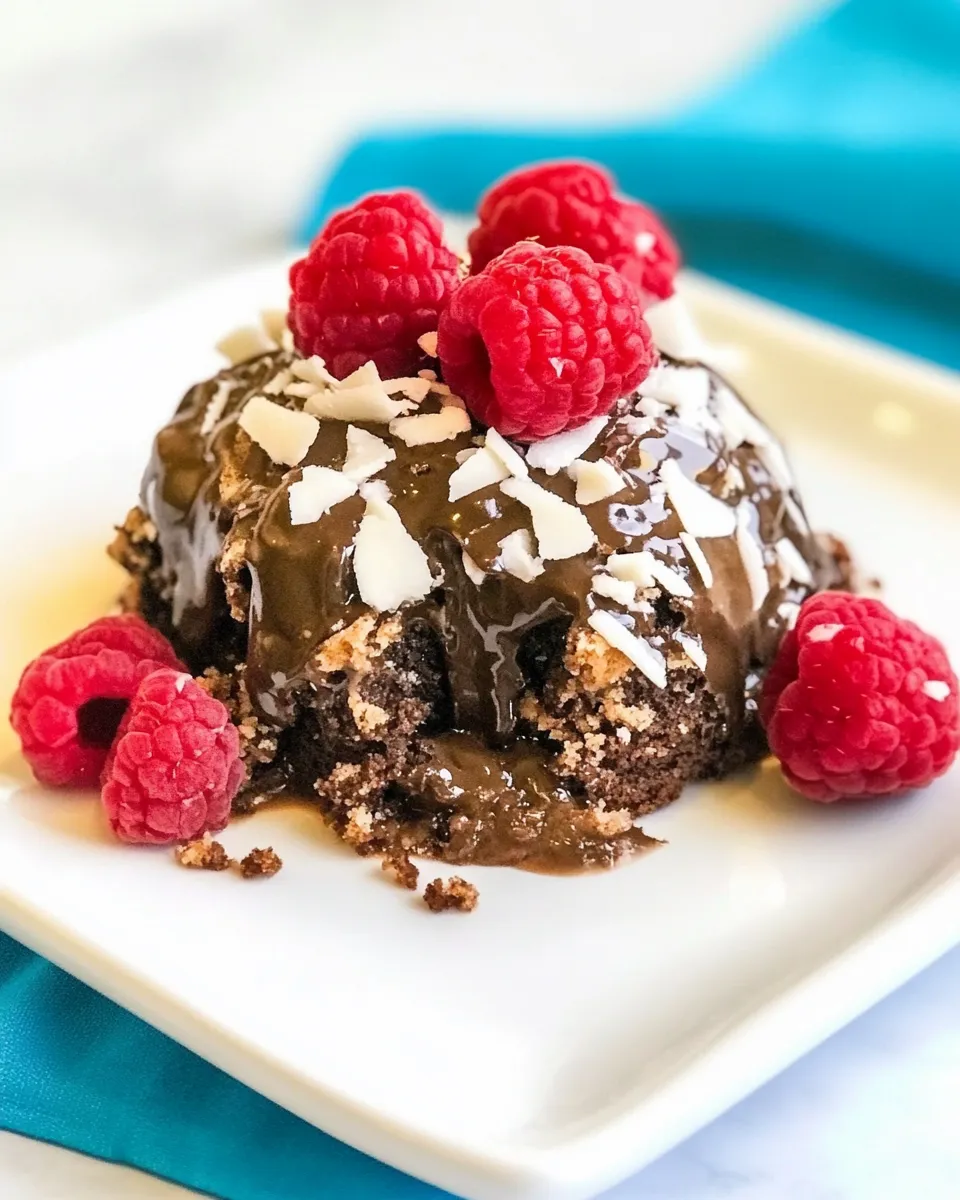 Easy Slow Cooker Molten Lava Cake recipe photo