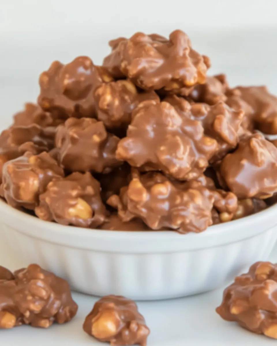 Classic Slow Cooker Peanut Clusters image