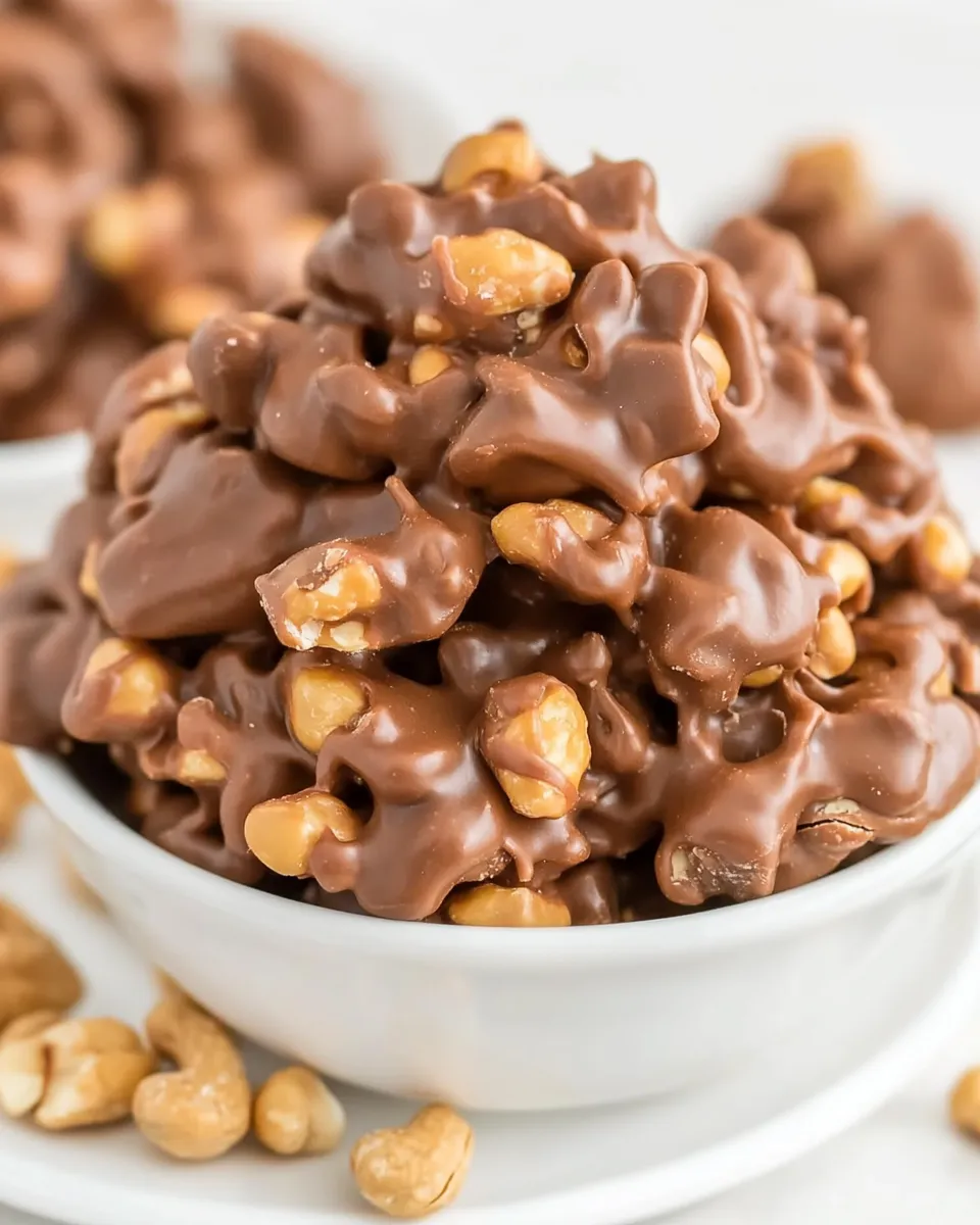 Delicious Slow Cooker Peanut Clusters dish photo