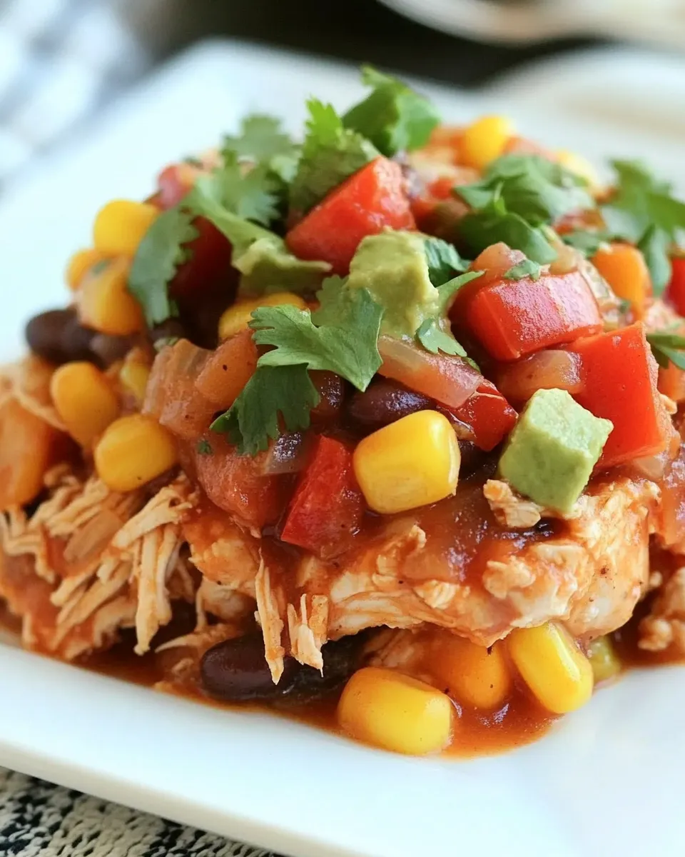 Delicious Slow Cooker Tex-Mex Chicken picture