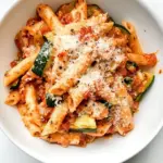 Easy Slow Cooker Zucchini Ziti recipe photo