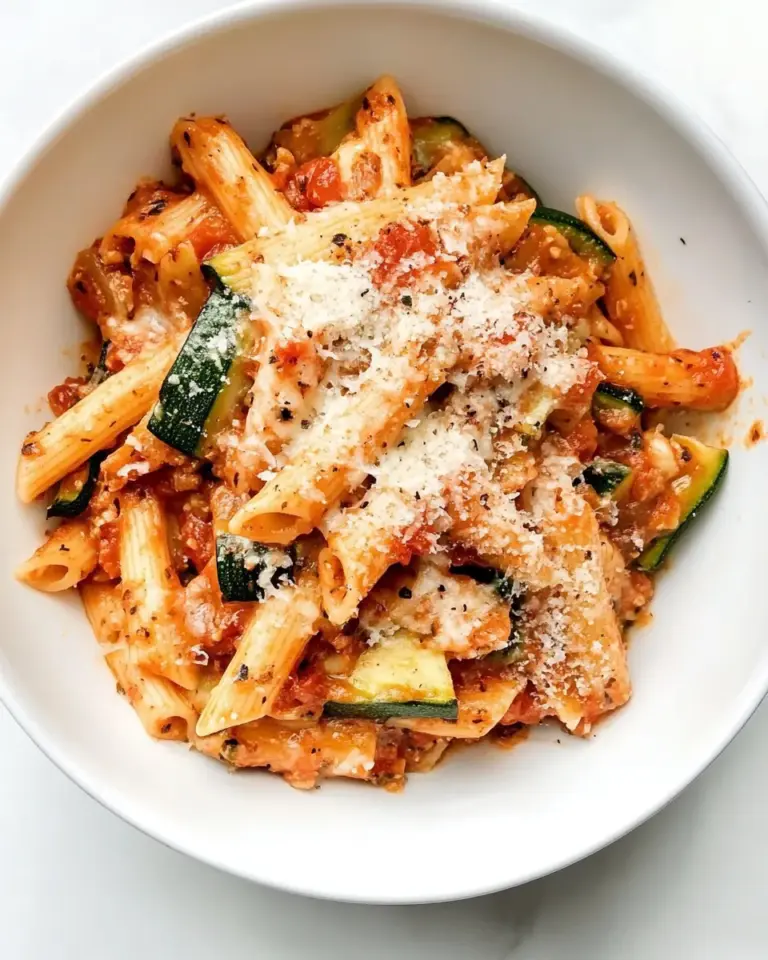 Easy Slow Cooker Zucchini Ziti recipe photo