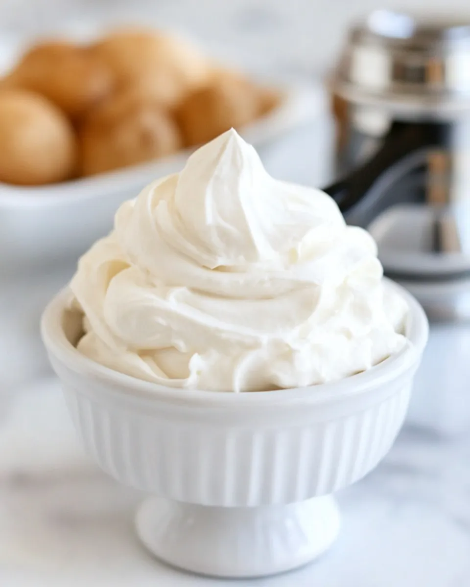 Delicious Small-Batch Cream Cheese Whipped Cream image