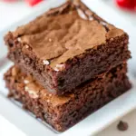 Homemade Small Batch Brownies (Makes 3 Brownies) recipe photo