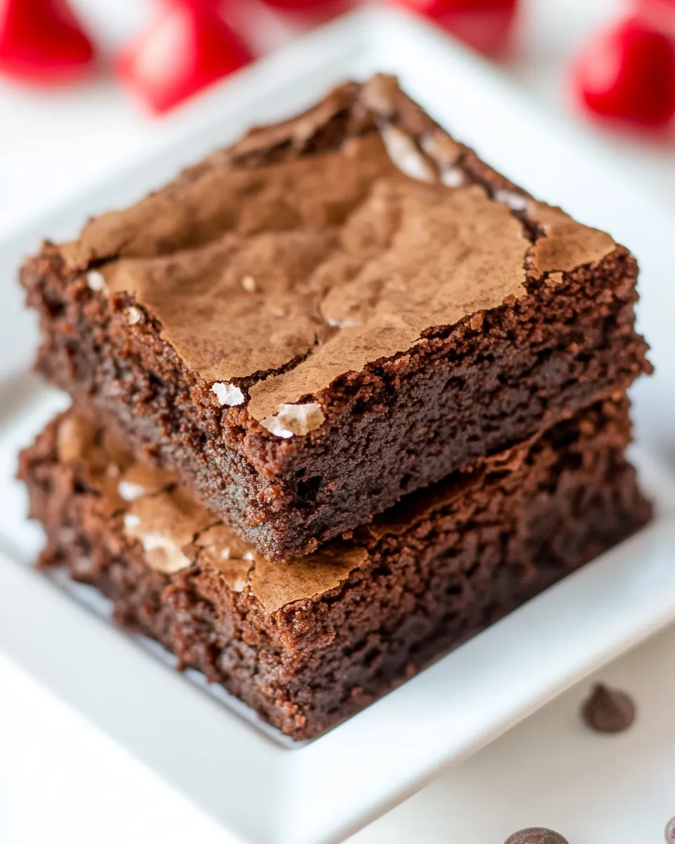 Homemade Small Batch Brownies (Makes 3 Brownies) recipe photo