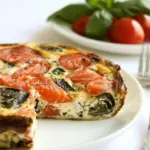 Homemade Smoked Salmon Frittata recipe image