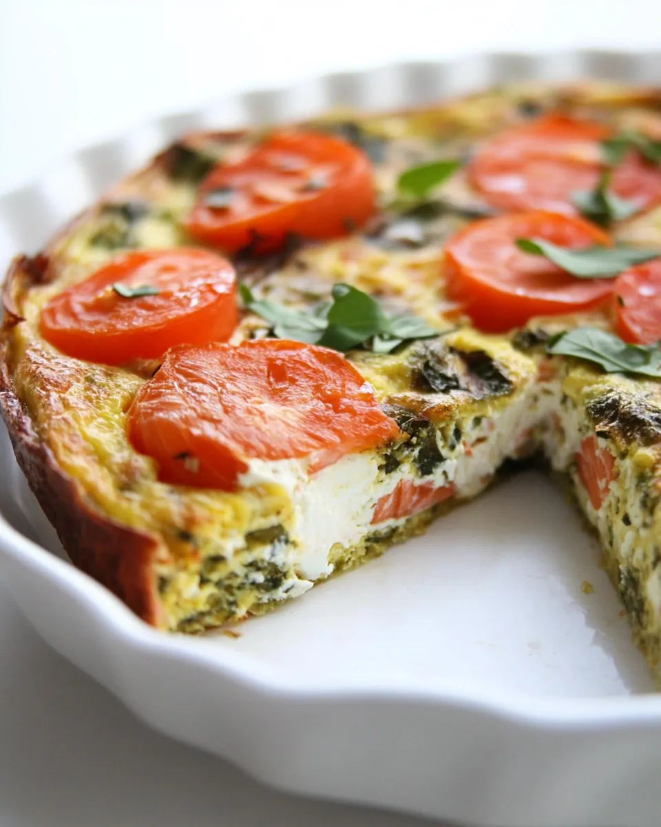 Healthy Smoked Salmon Frittata picture
