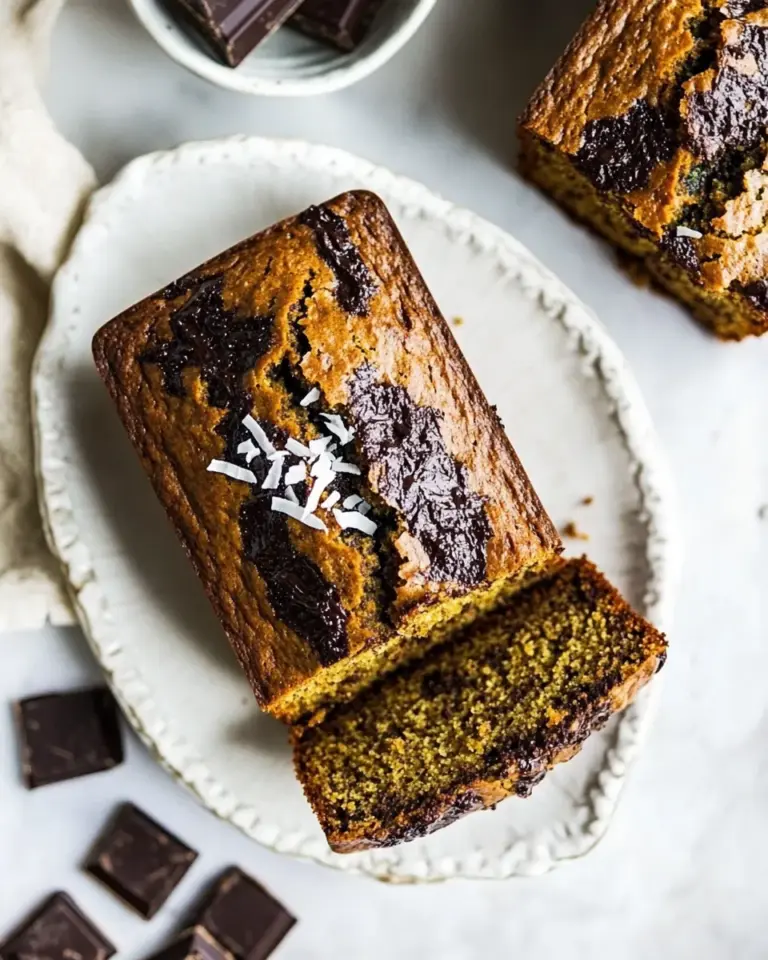 Sweet Sneaky Zucchini Chocolate Chunk Coconut Bread. dish image
