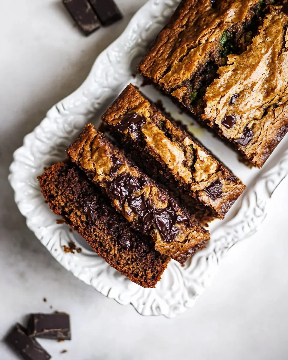 Easy Sneaky Zucchini Chocolate Chunk Coconut Bread. image