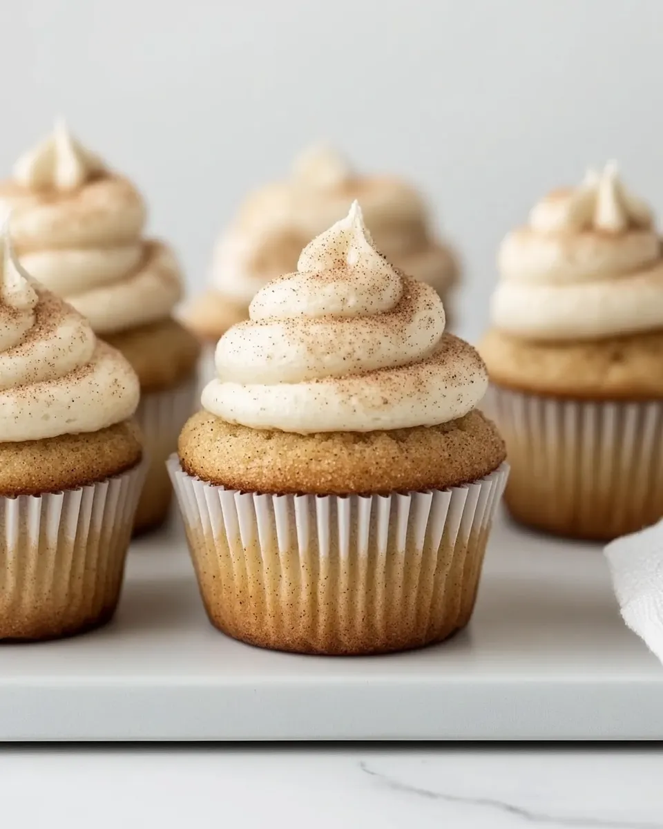 Easy Snickerdoodle Cupcakes recipe photo