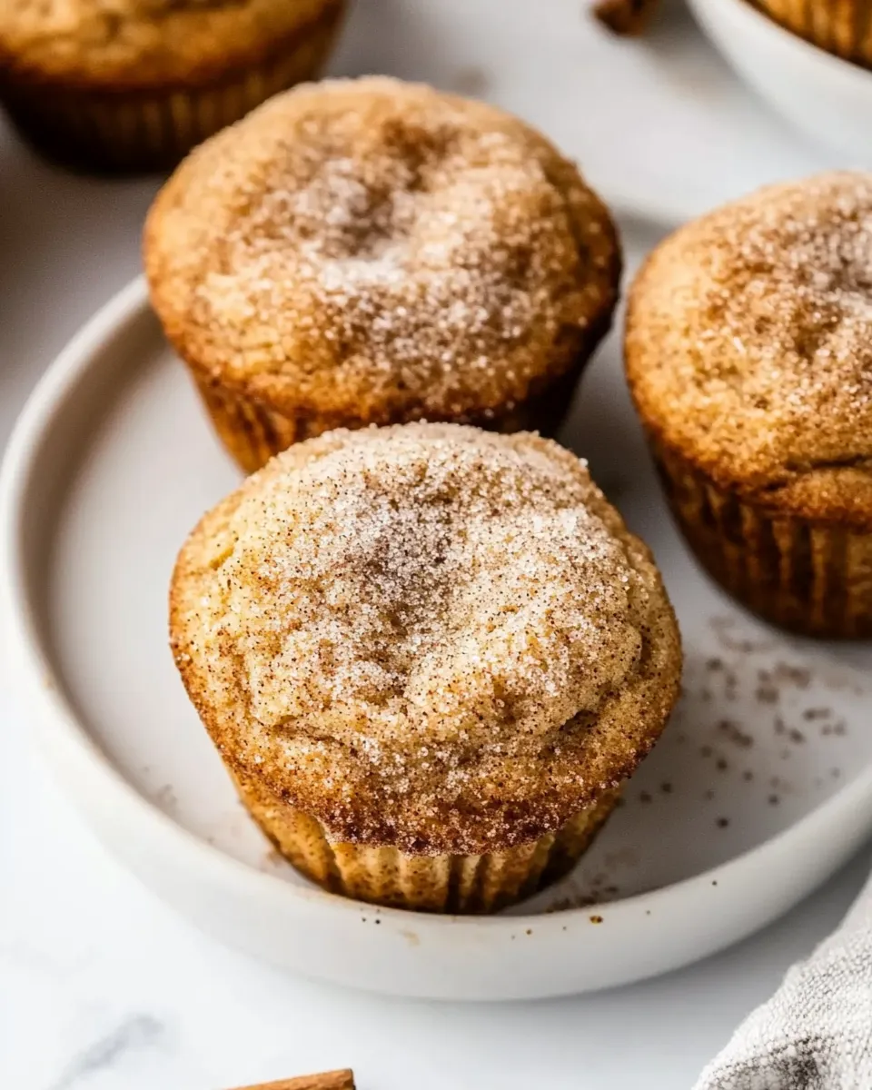 Delicious Snickerdoodle Muffins shot