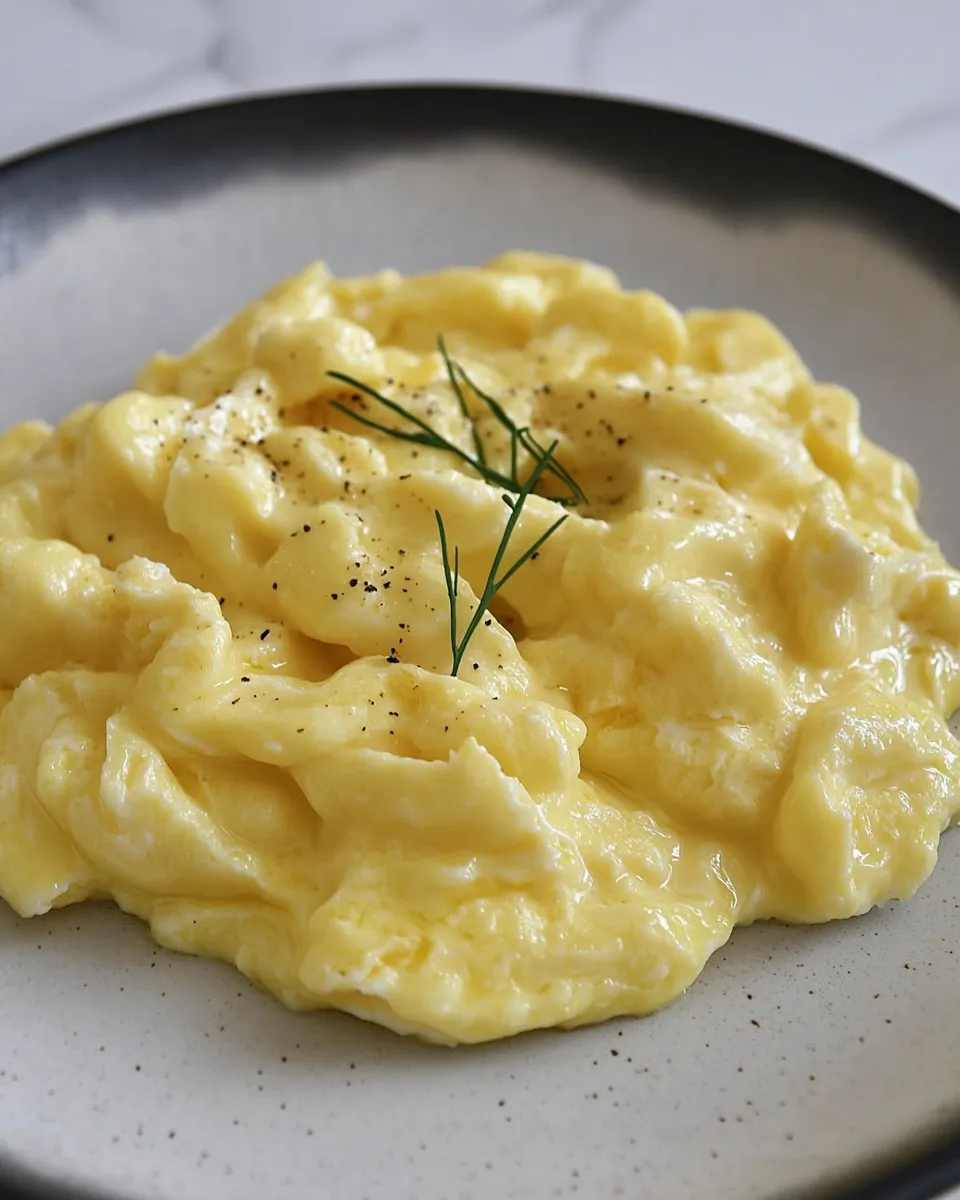 Delicious Soft Scrambled Eggs Recipe dish photo