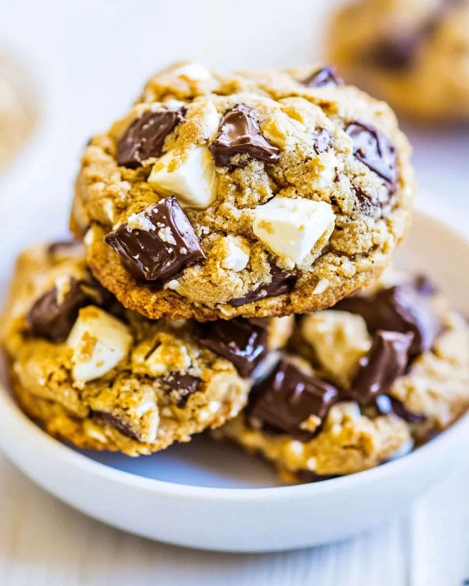 Easy Soft and Chewy Smores Cookies recipe photo