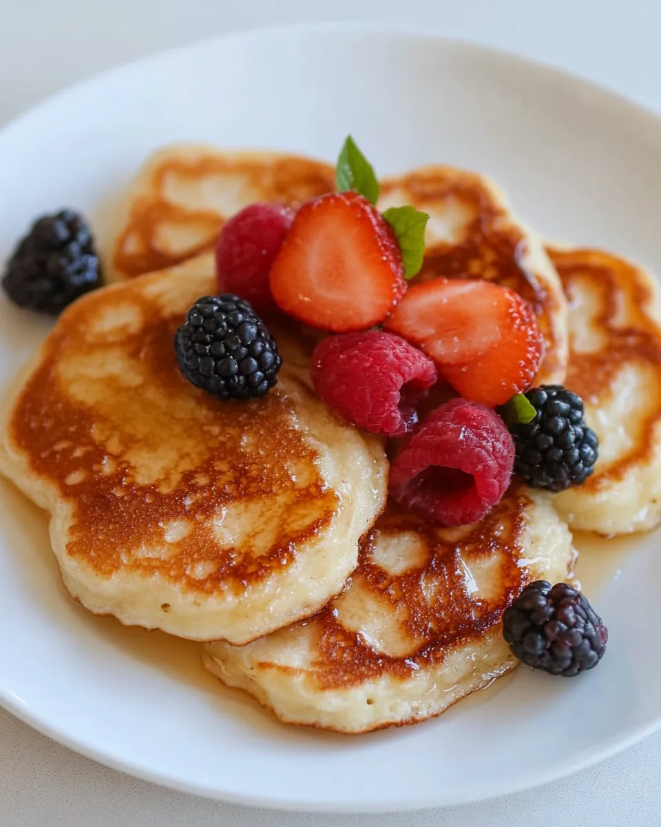 Classic Sourdough Discard Pancakes recipe photo