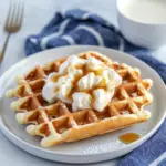 Homemade Sourdough Waffles recipe photo