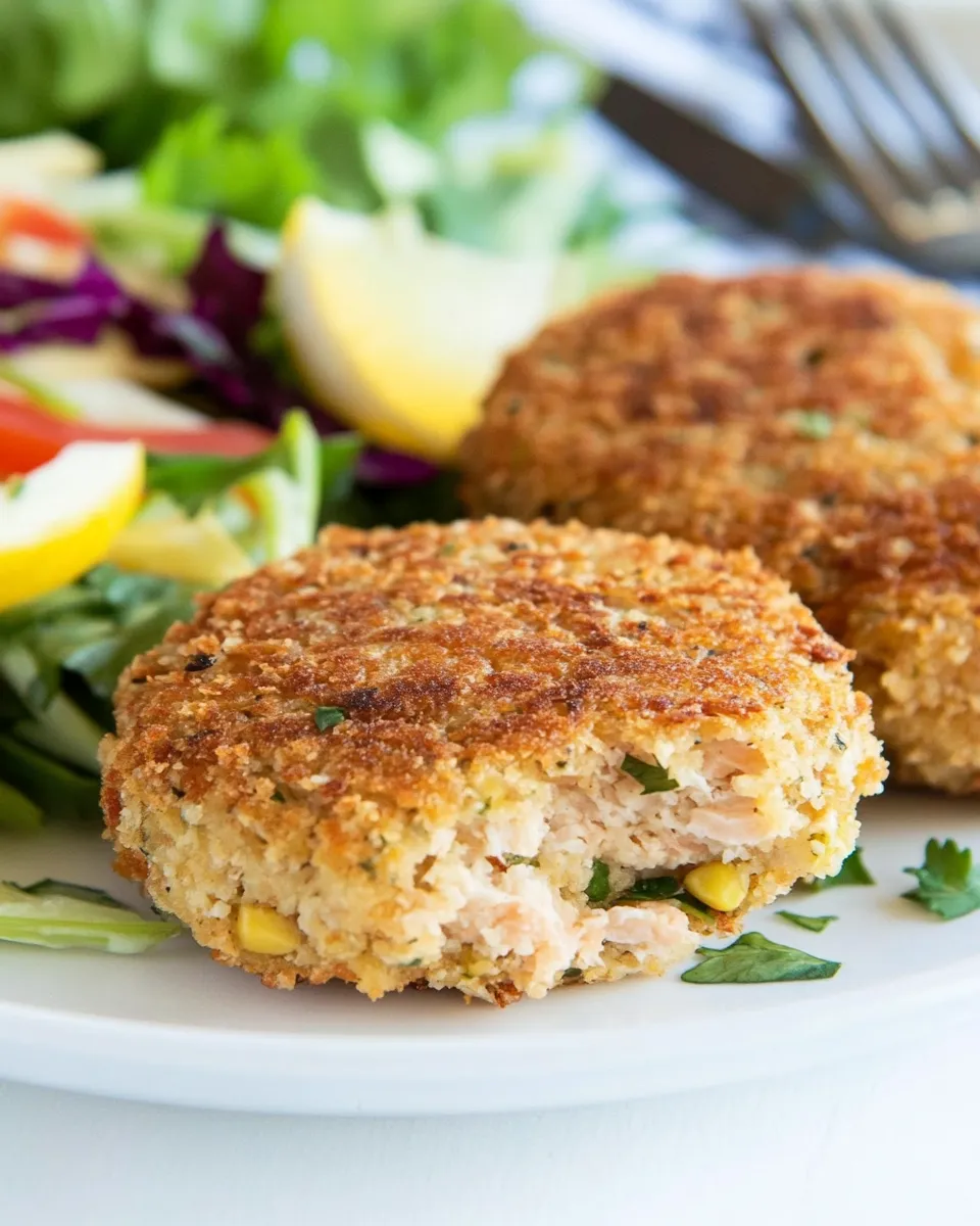 Easy Southern Salmon Patties food shot