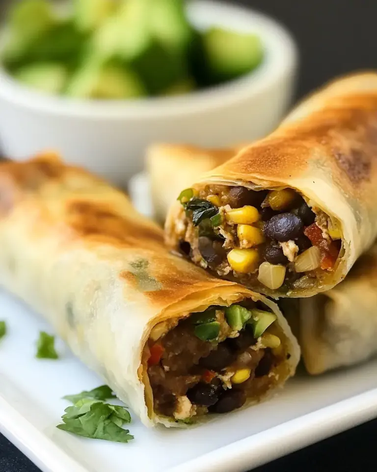 Homemade Southwest Egg RollS recipe photo