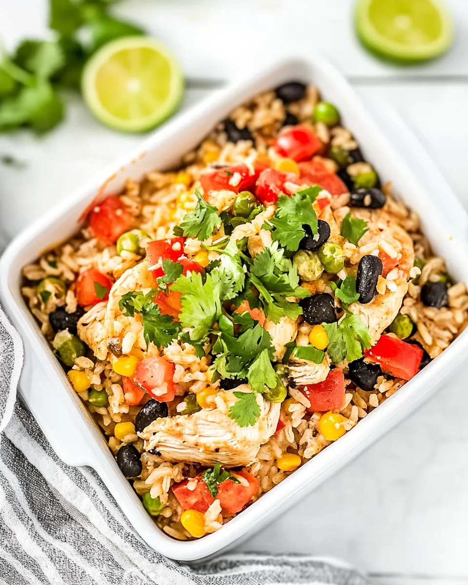Classic Southwestern Chicken And Rice dish photo