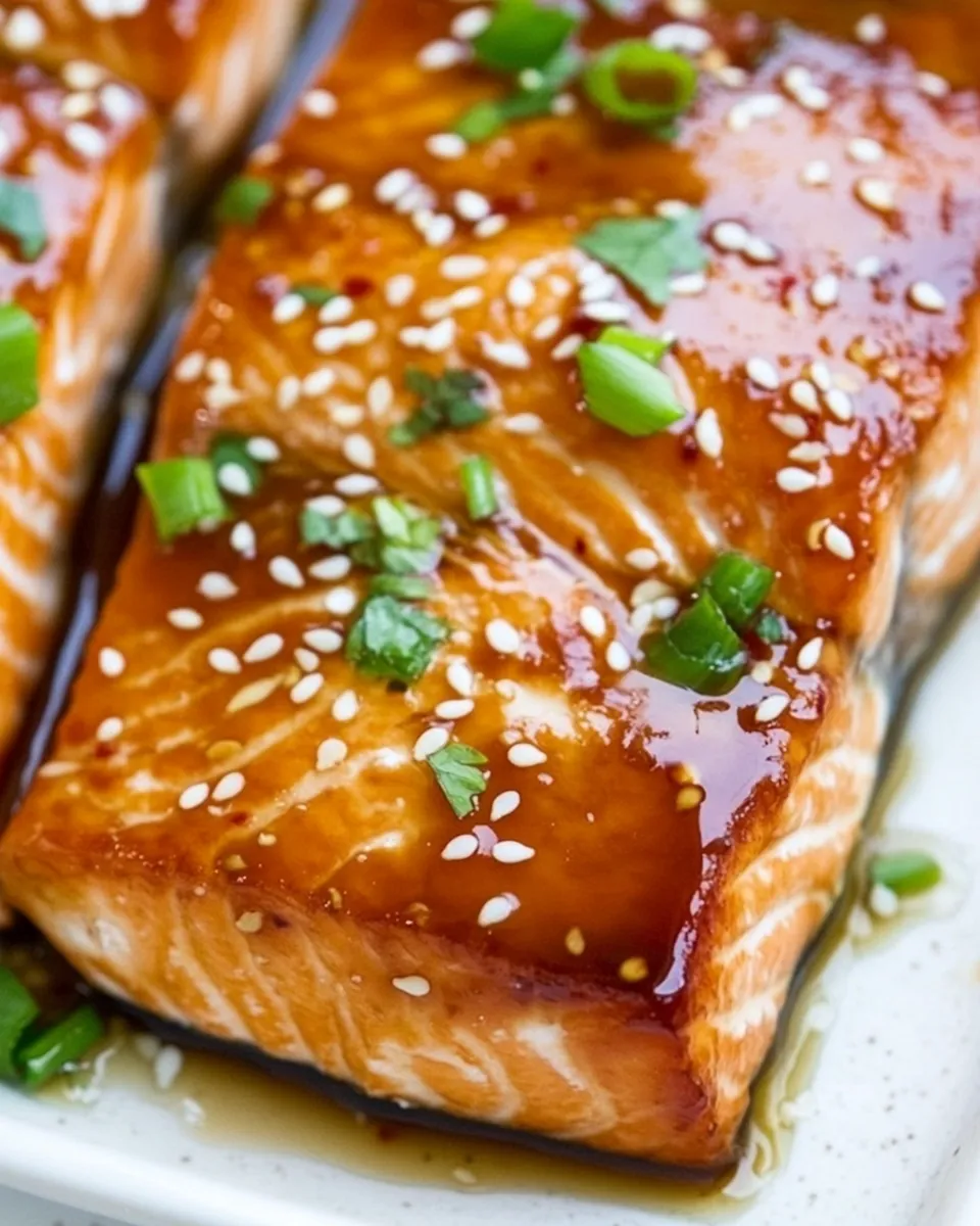 Delicious Soy Glazed Salmon shot