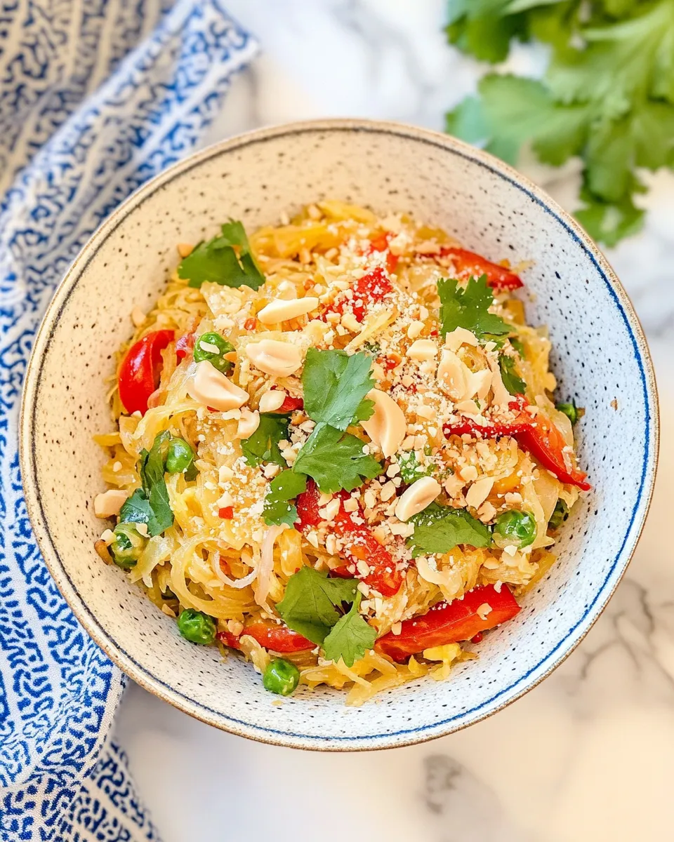 Homemade Spaghetti Squash Pad Thai photo