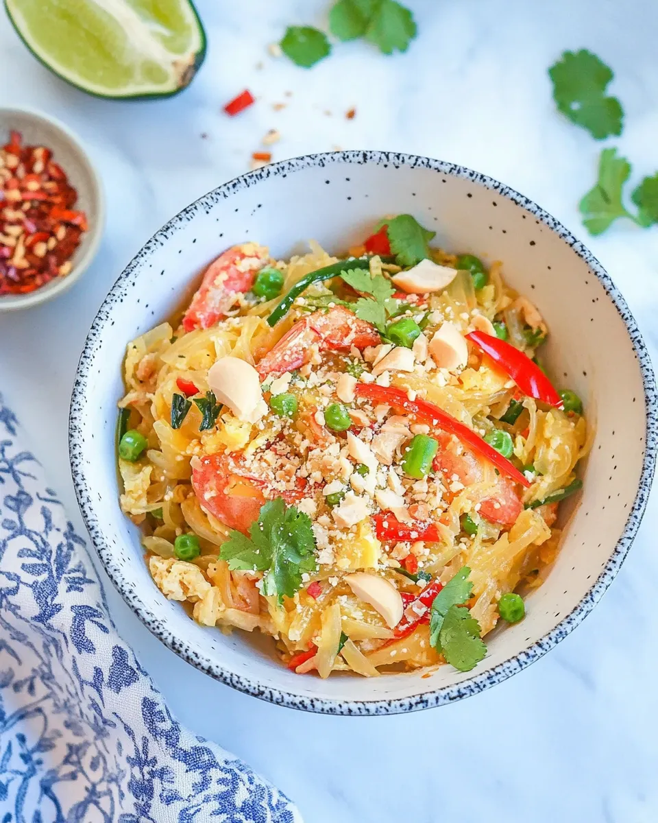 Classic Spaghetti Squash Pad Thai image