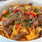 Homemade Spicy Beef Noodles photo